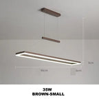 Modern Island Shaped Dining Table LED  Island Pendant Lamp Vendela SPINGAR.COM