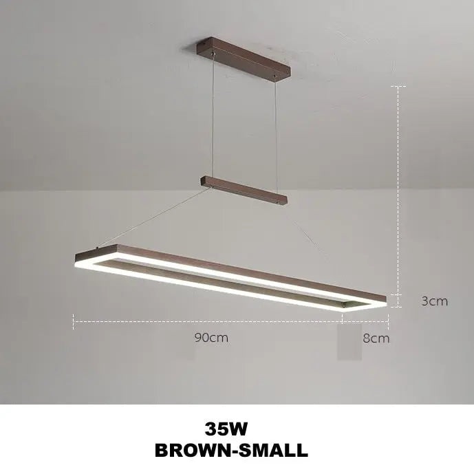 Modern Island Shaped Dining Table LED  Island Pendant Lamp Vendela SPINGAR.COM