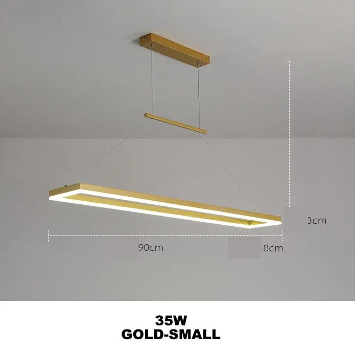 Modern Island Shaped Dining Table LED  Island Pendant Lamp Vendela SPINGAR.COM