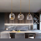 Modern Deco Glass LED  Pendant Lamp Dahlia SPINGAR.COM
