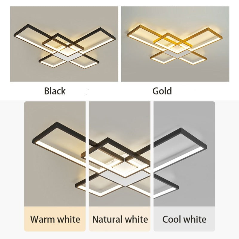 Modern Dimmable LED Ceiling Lamp Ingemar