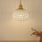 Modern LED pendant lamp in ceramic style Agda SPINGAR.COM