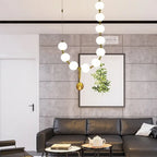 Postmodern Chain-shaped Scandinavian Kitchen Island/ bar LED Lamp Hermann SPINGAR.COM
