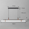 Minimalist Design Long Tube Kitchen/bar/office Island Lamp Saadia SPINGAR.COM