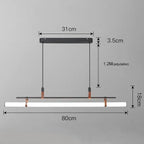 Minimalist Design Long Tube Kitchen/bar/office Island Lamp Saadia SPINGAR.COM