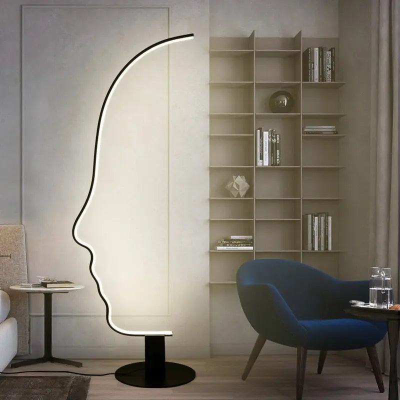 Designer Face LED Floor Lamp Madeline™ SPINGAR.COM
