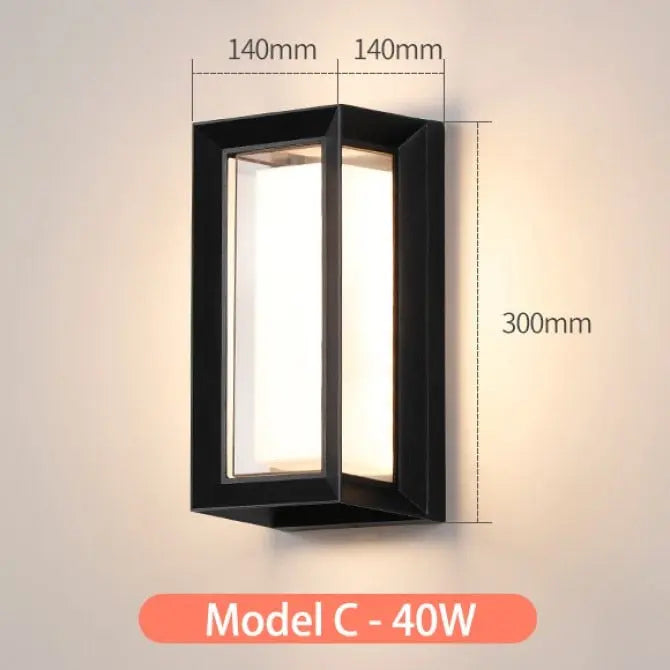 Outdoor LED Wall Lamp Hedvig ( with motion sensor ) SPINGAR.COM