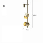 Nordic art Luxury LED Island Pendant lamp Esma SPINGAR.COM