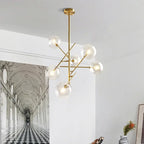 Modern Creative Concise Style Glass LED Pendant Lamp Sparkle SPINGAR.COM