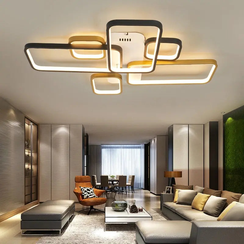 Modern LED Ceiling Lamp Leevi SPINGAR.COM