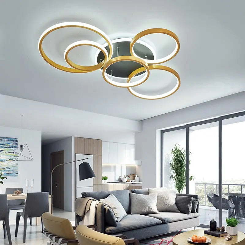 Modern Dimmable LED Ceiling Lamp Dave SPINGAR.COM