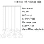 Unique Design Glass Bubble LED Pendant Lamp Edzard SPINGAR.COM