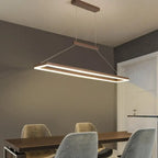 Modern Island Shaped Dining Table LED  Island Pendant Lamp Vendela SPINGAR.COM