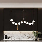 Postmodern Chain-shaped Scandinavian Kitchen Island/ bar LED Lamp Hermann SPINGAR.COM