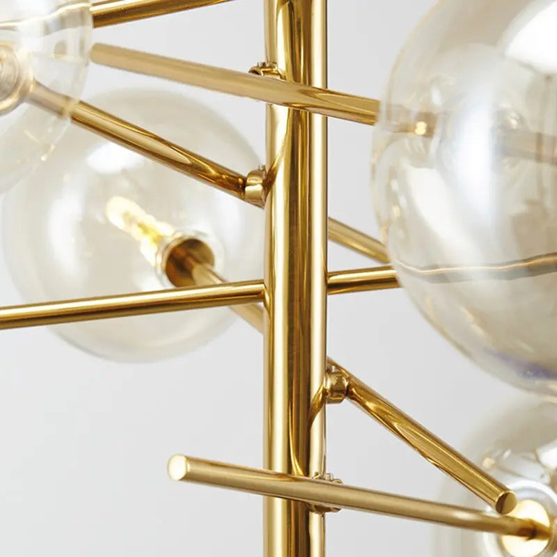 Modern Creative Concise Style Glass LED Pendant Lamp Sparkle SPINGAR.COM
