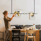 Nordic art Luxury LED Island Pendant lamp Esma SPINGAR.COM