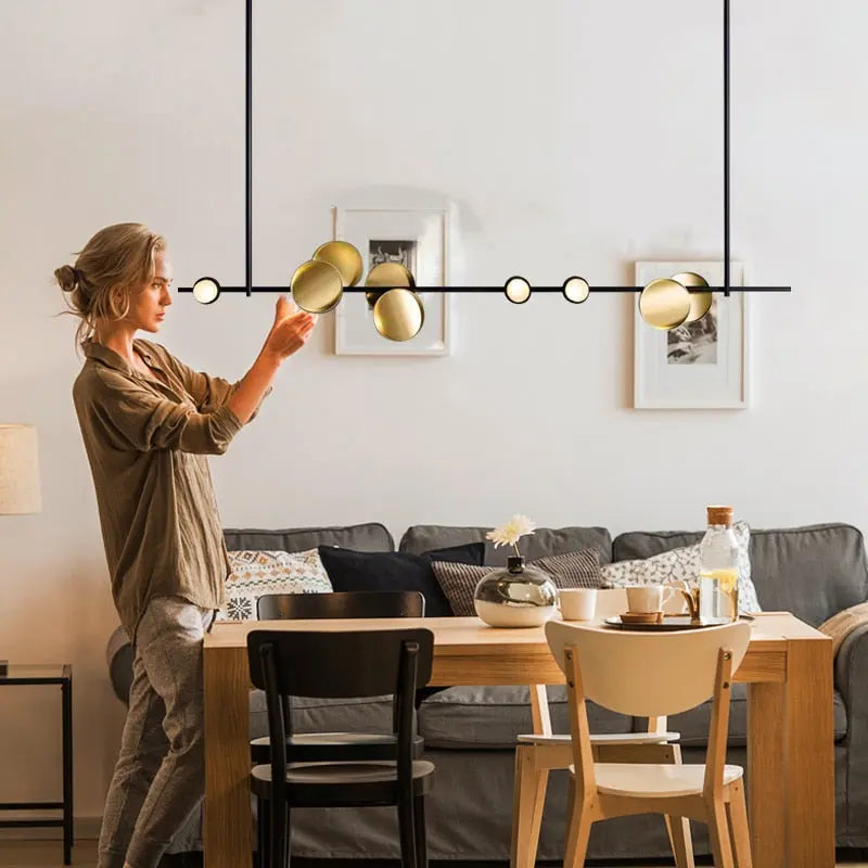 Nordic art Luxury LED Island Pendant lamp Esma SPINGAR.COM
