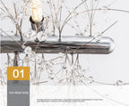Modern Nordic Crystal LED Pendant Lamp Zarina SPINGAR.COM