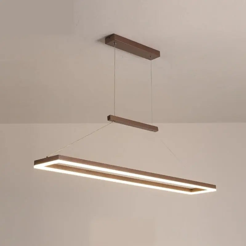 Modern Island Shaped Dining Table LED  Island Pendant Lamp Vendela SPINGAR.COM