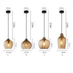 Glass Ball LED Pendant Lamp Malthe SPINGAR.COM