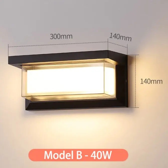 Outdoor LED Wall Lamp Hedvig ( with motion sensor ) SPINGAR.COM
