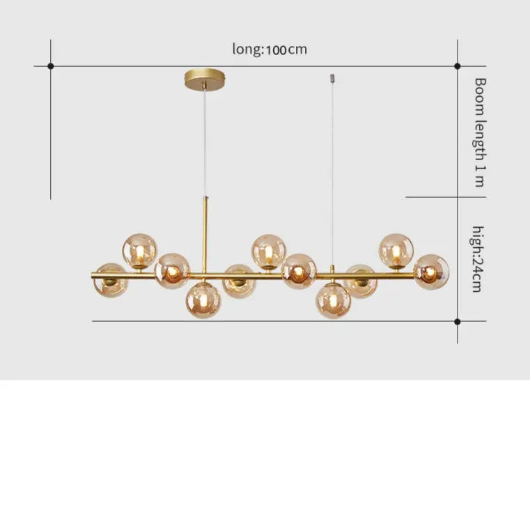 Nordic Modern LED Island Pendant Lamp Nora SPINGAR.COM