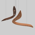 Solid Wood LED Island Pendant Lamp Paiman SPINGAR.COM