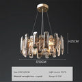 Smoke Grey Crystal Chandelier Timothy™ SPINGAR.COM