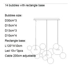 Unique Design Glass Bubble LED Pendant Lamp Edzard SPINGAR.COM