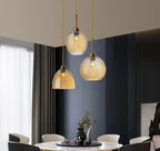 Modern Deco Glass LED  Pendant Lamp Dahlia SPINGAR.COM