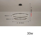 Luxury Dimmable LED Pendant Lamp Elín SPINGAR.COM