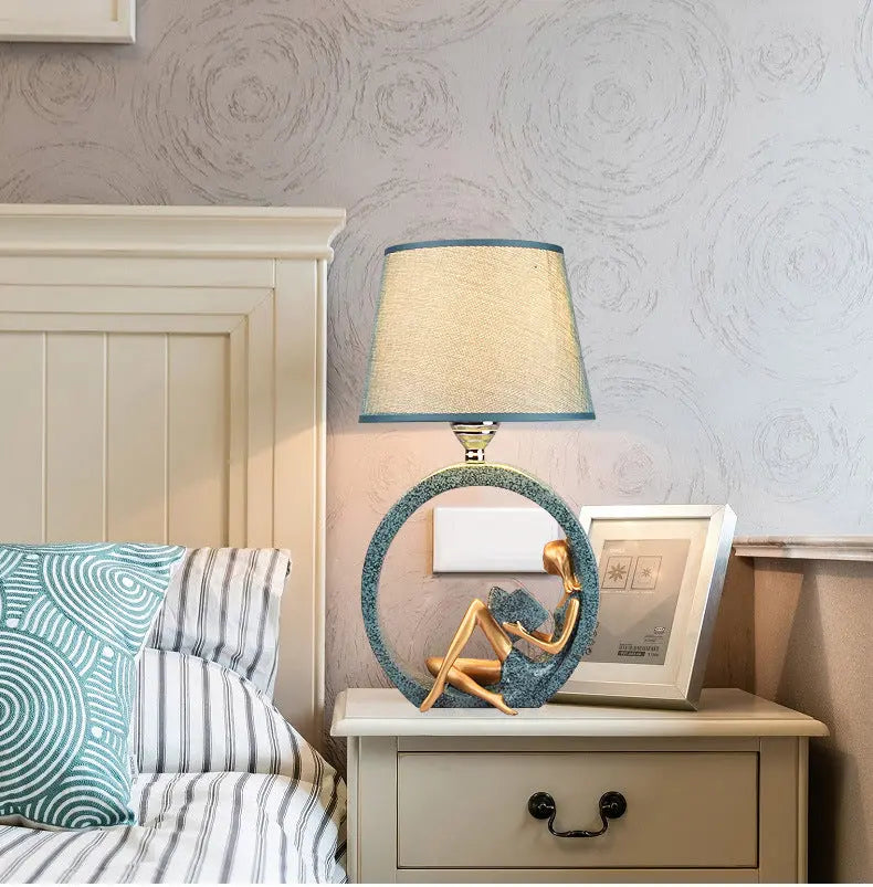 Post-modern Deco Bedside Table Lamp Frida SPINGAR.COM