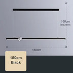 Minimalist Luxury Crystal DinnigvTable LED Island Pendant Lamp Ebbe SPINGAR.COM