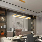 Modern Island Shaped Dining Table LED  Island Pendant Lamp Vendela SPINGAR.COM