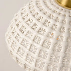 Modern LED pendant lamp in ceramic style Agda SPINGAR.COM