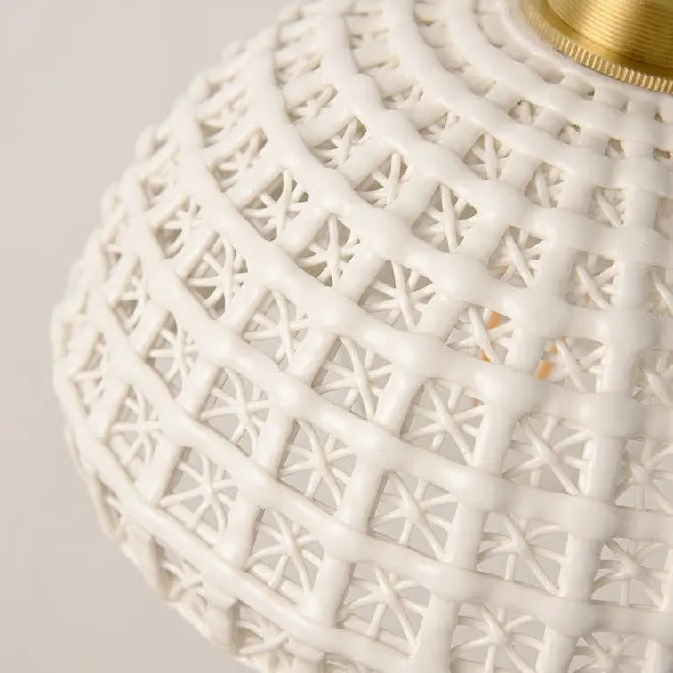 Modern LED pendant lamp in ceramic style Agda SPINGAR.COM