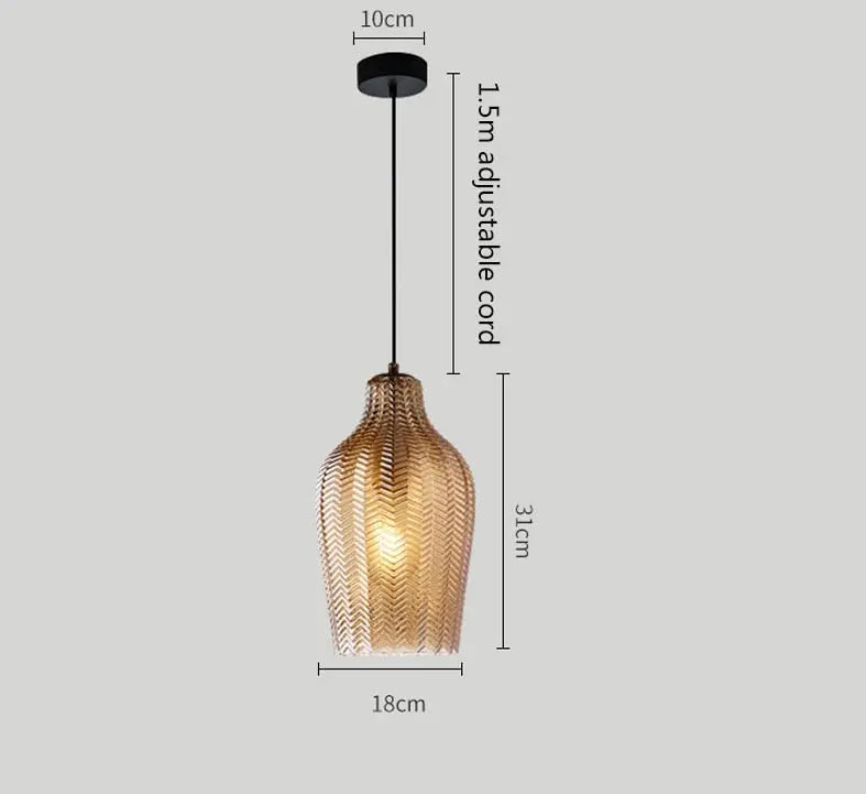 Glass Ball LED Pendant Lamp Malthe SPINGAR.COM