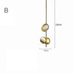 Nordic art Luxury LED Island Pendant lamp Esma SPINGAR.COM