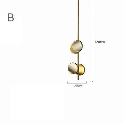 Nordic art Luxury LED Island Pendant lamp Esma SPINGAR.COM