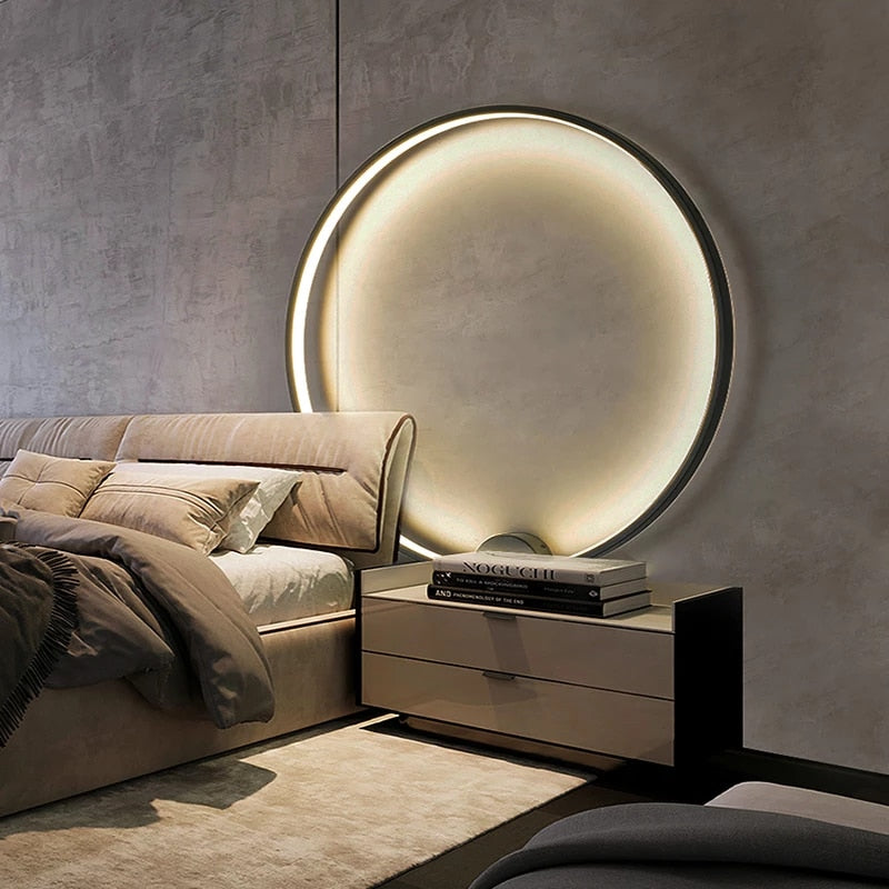 Dimmable Nordic Luxury Feather LED Wall Lamp Faddey