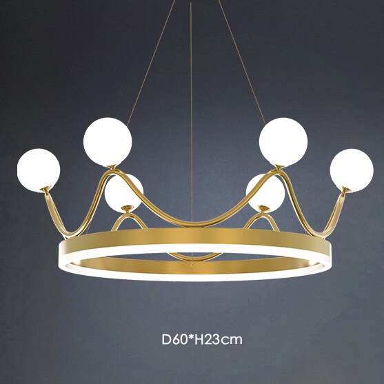 Modern Luxury Crown LED Pendant Lamp Empress™