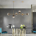 Modern Glass Ball LED  Island Pendant Lamp Natesa SPINGAR.COM