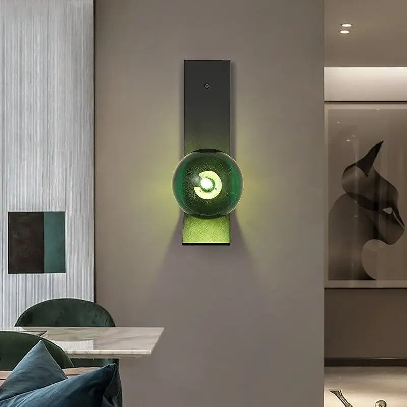 Modern Glass Ball LED Wall Lamp Aksel SPINGAR.COM