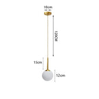 Nordic Bedside LED Pendant Lamp Villum SPINGAR.COM