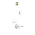 Nordic Bedside LED Pendant Lamp Villum SPINGAR.COM