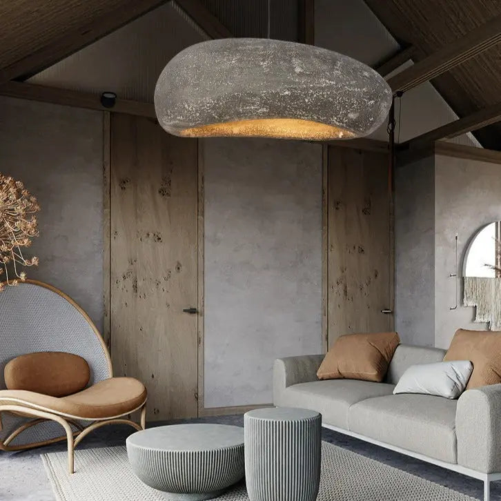 Handmade Retro Wabi-Sabi LED Pendant Lamp Sorano SPINGAR.COM