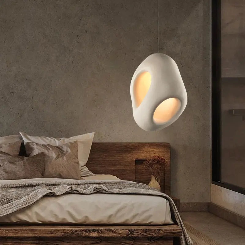 Handmade Wabi Sabi Japan Style LED Pendant Lamp Mitsu SPINGAR.COM