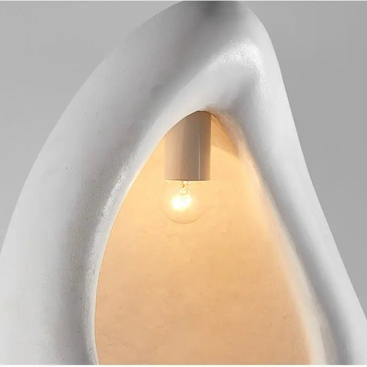 Handmade Nest Shaped Japanese Wabi Sabi LED Pendant Lamp Shika SPINGAR.COM