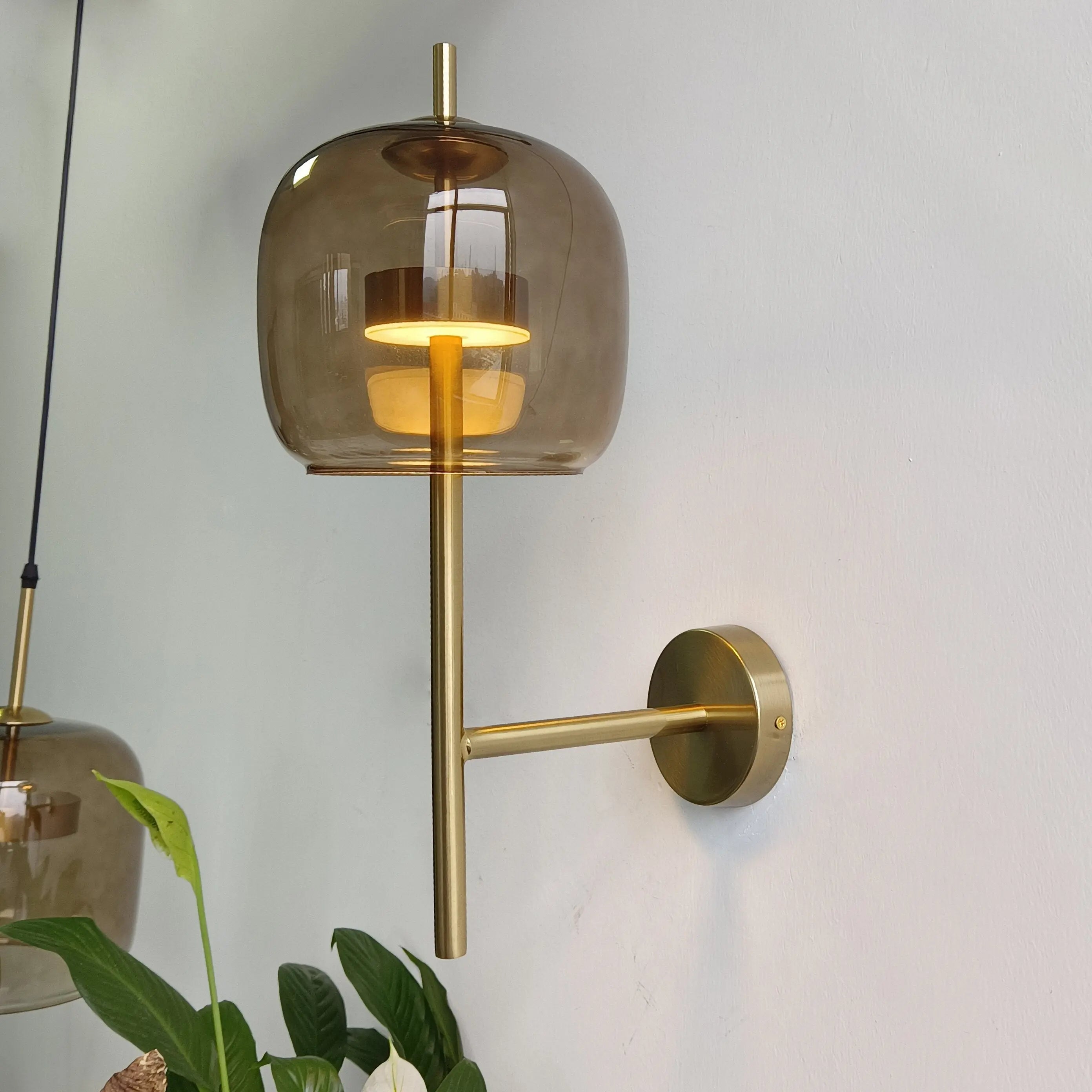 AJ Luxury Glass Shade Wall Lamp Arne™ SPINGAR.COM