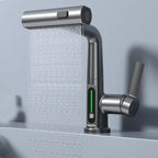 Unique Design Digital Display Waterfall Basin faucet Vidar SPINGAR.COM
